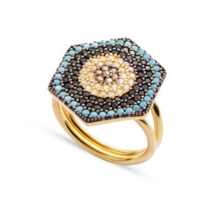 Bague Hexa-Nazar