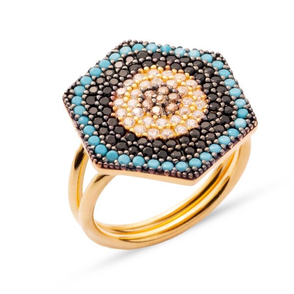 Bague Hexa-Nazar